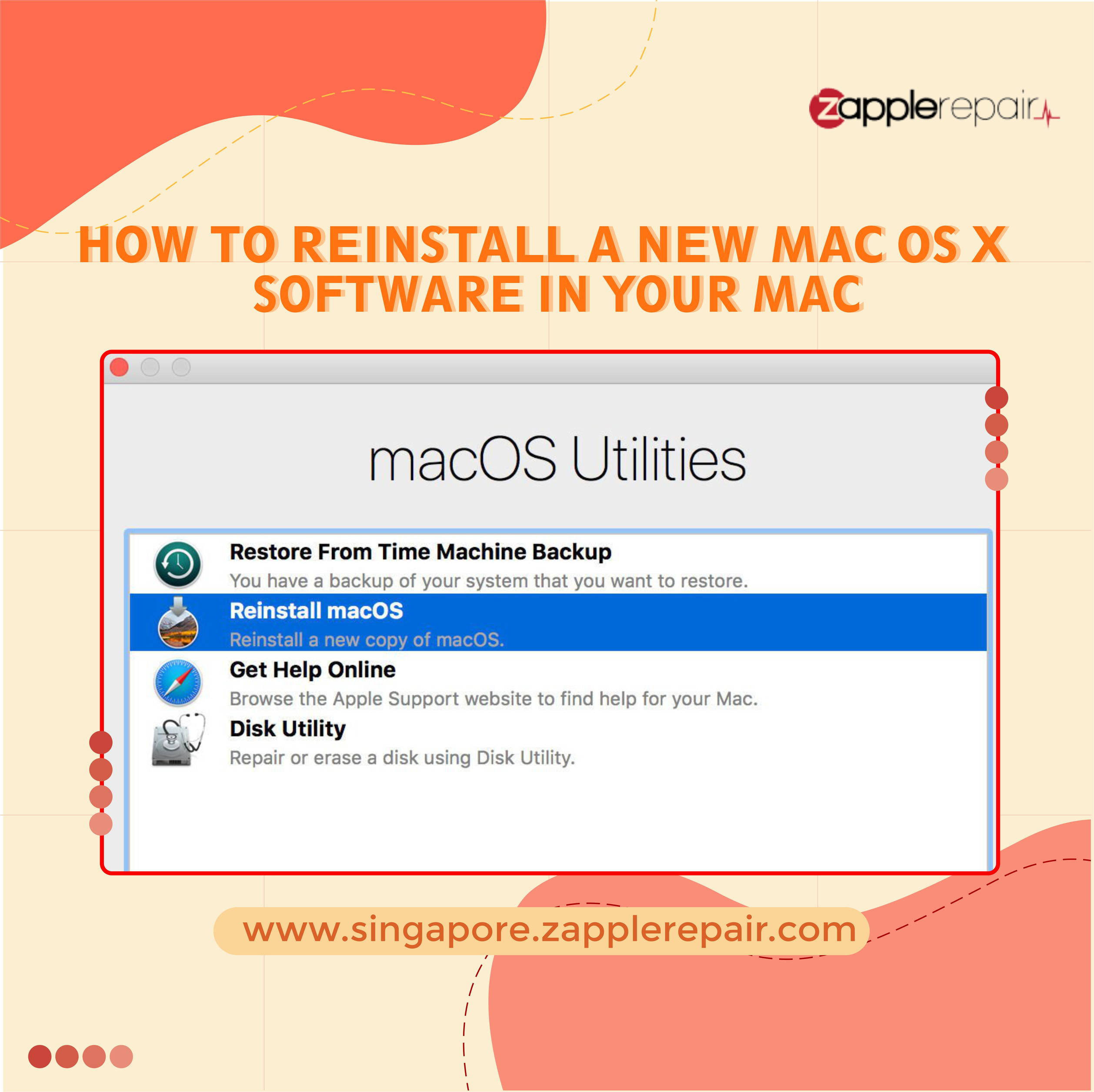 How to Reinstall a New Mac OSX Software in your Mac